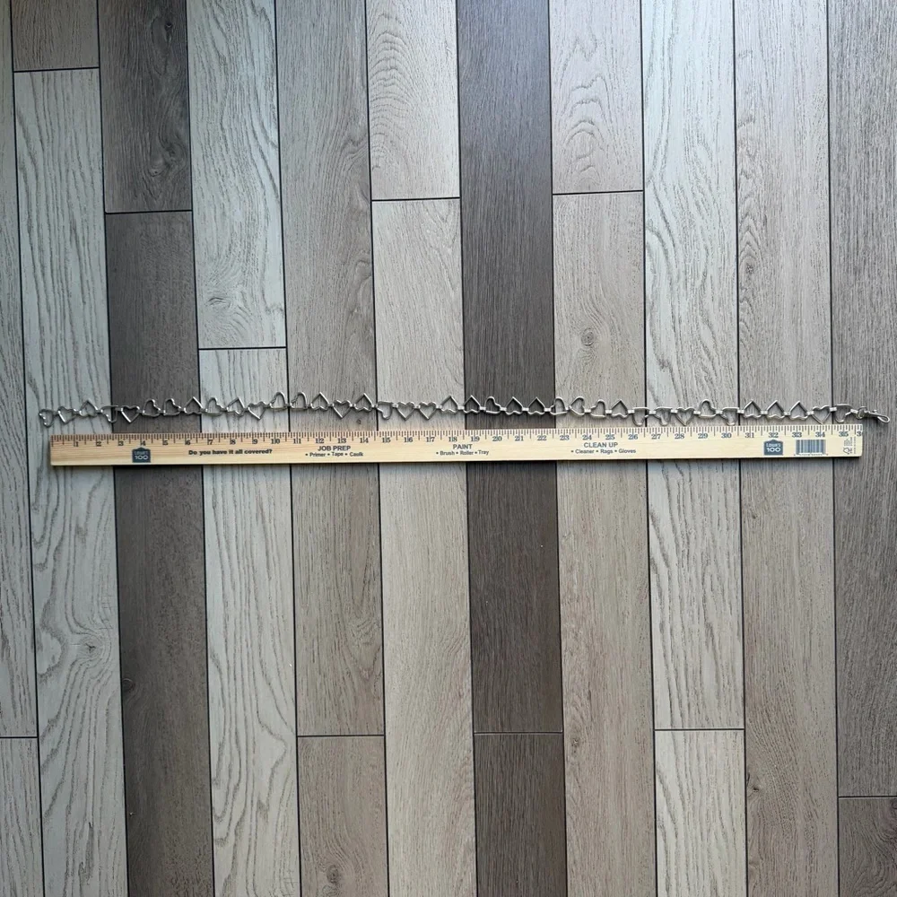 BRANDY MELVILLE heart link chain belt one size